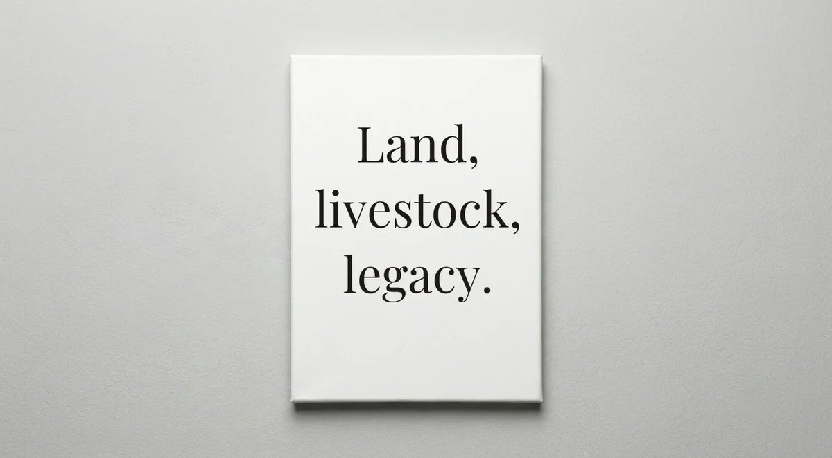 Rancher quote wall art - canvas print