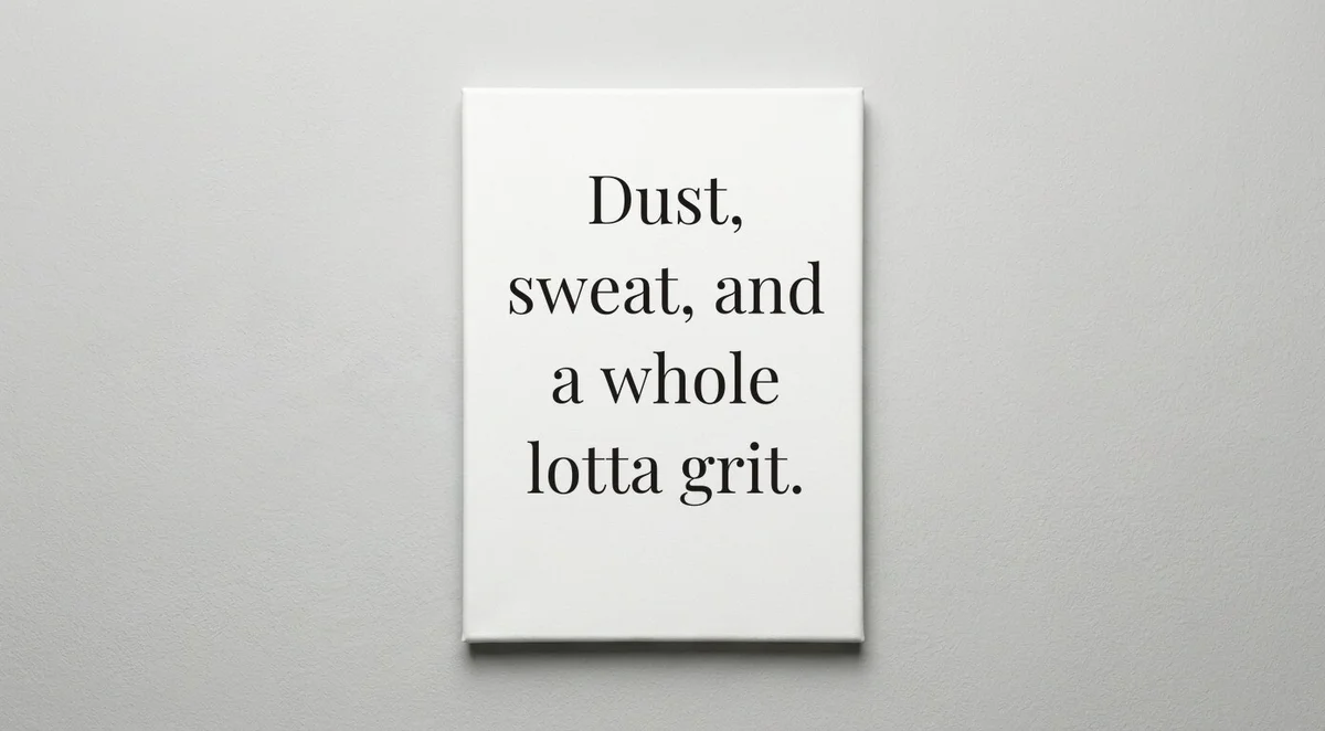 Rancher quote wall art - canvas print