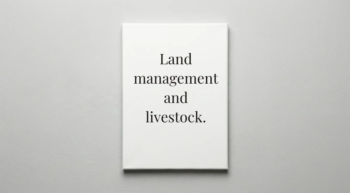 Cattle Rancher quote wall art - canvas print