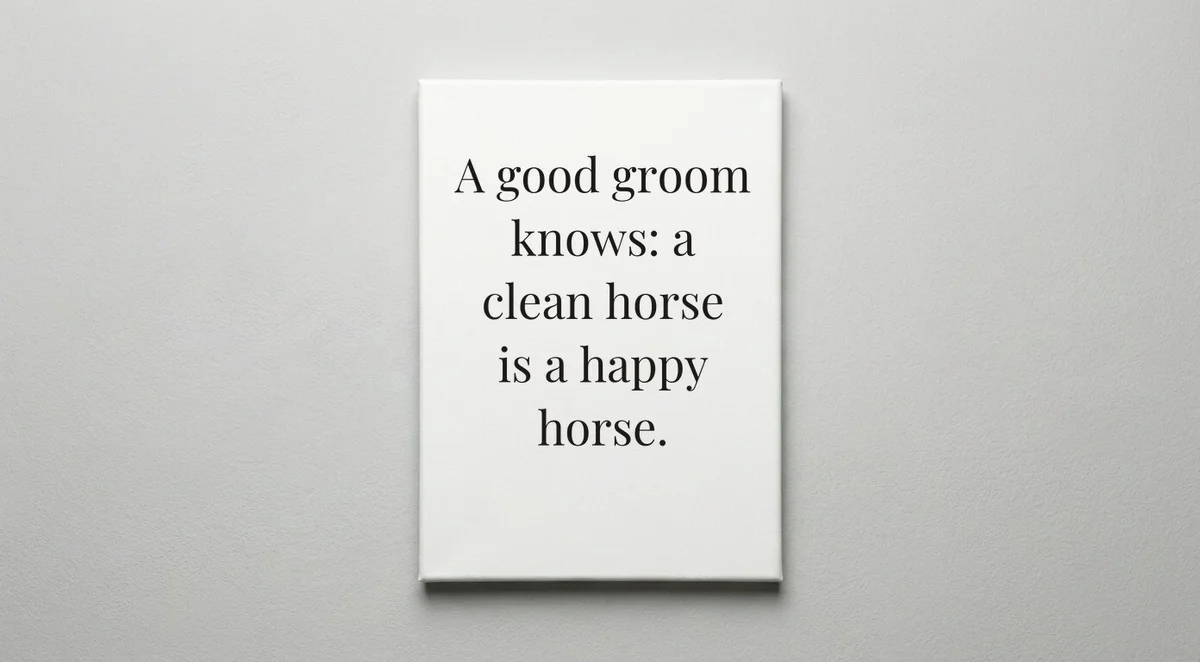 Horse Trainer quote wall art - canvas print