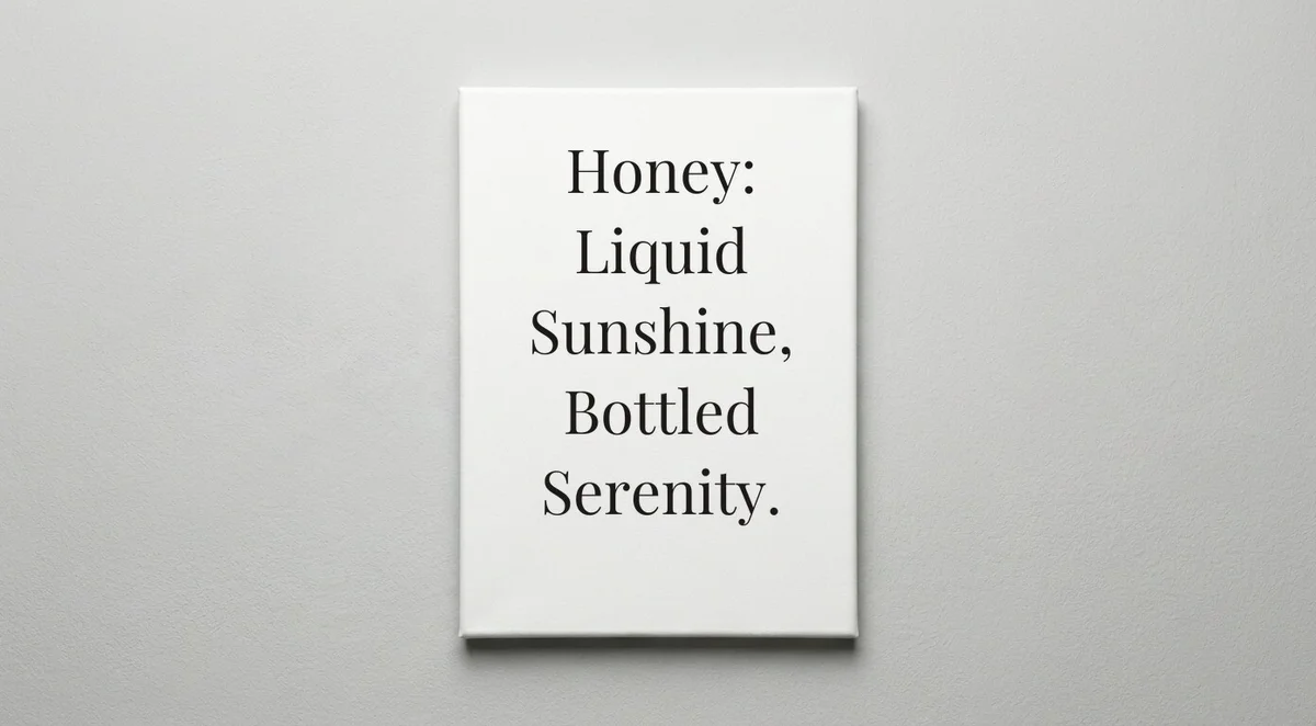Beekeeper quote wall art - canvas print