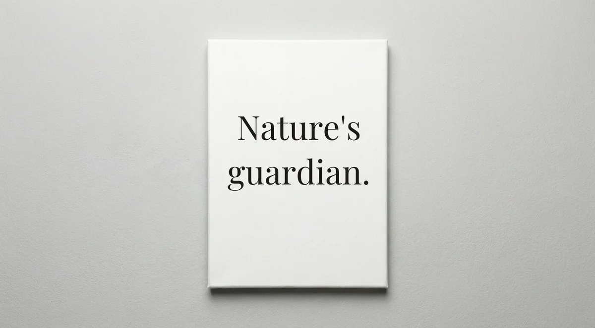 Park Ranger quote wall art - canvas print