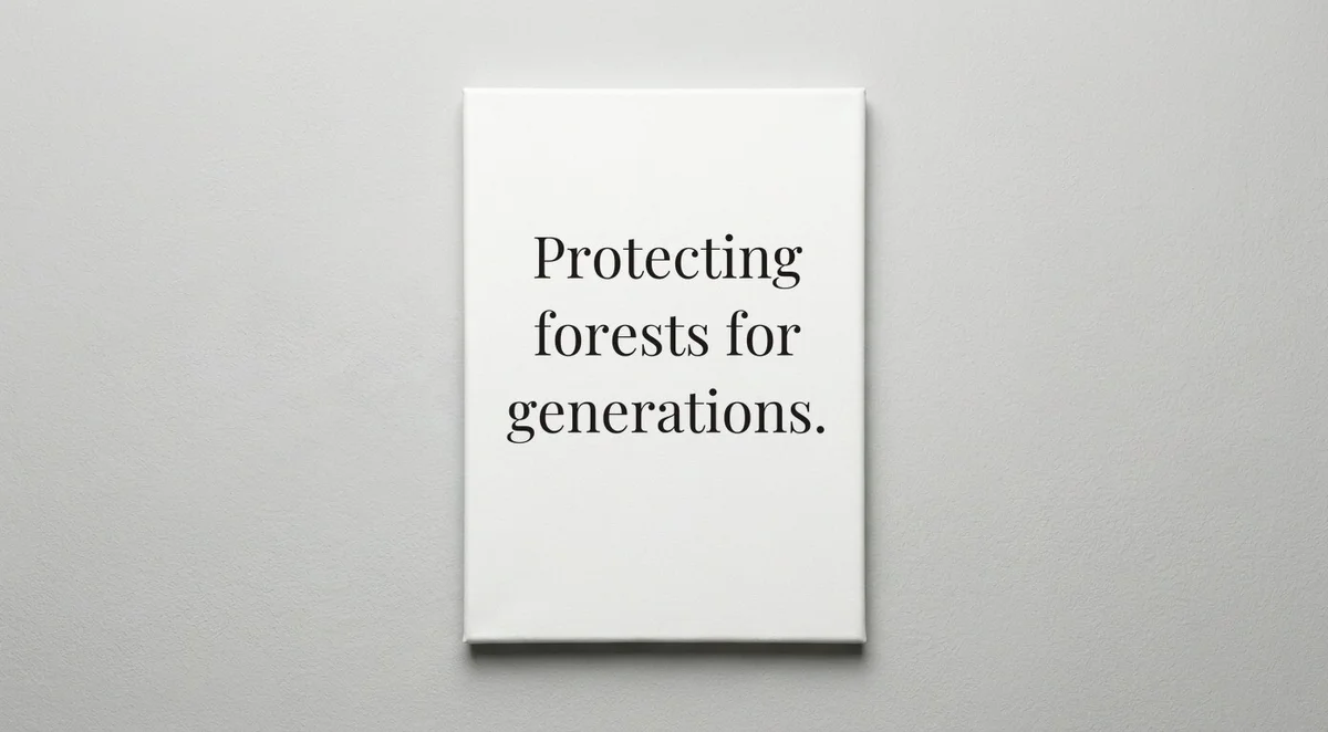 Forest Ranger quote wall art - canvas print