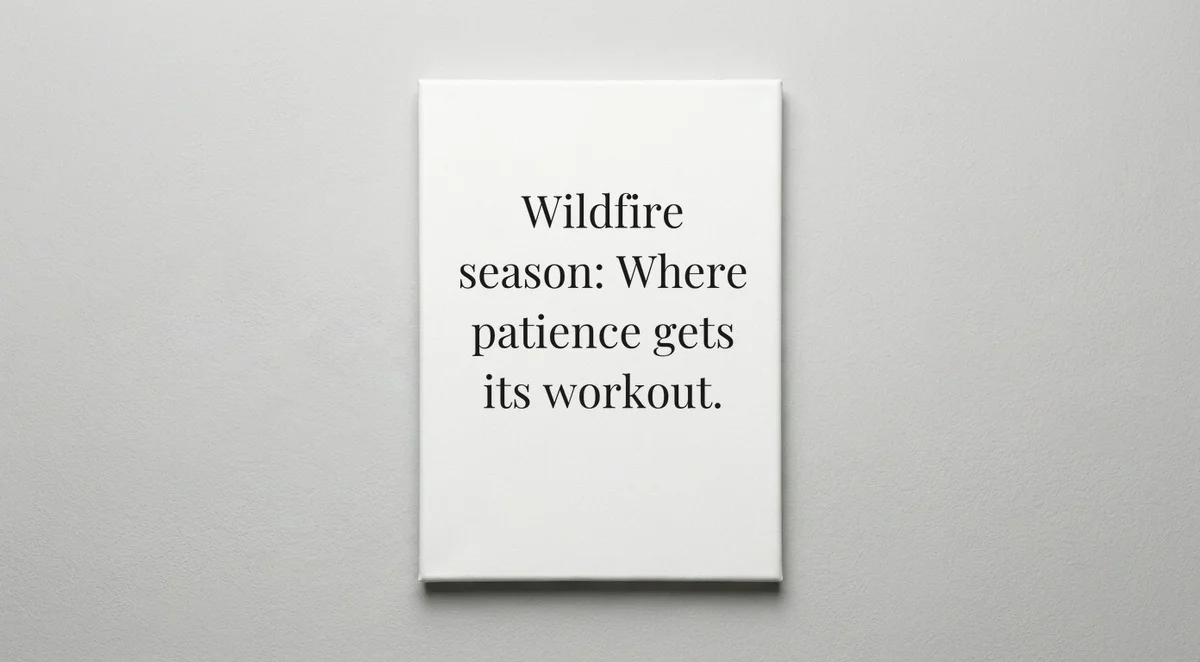 Forest Ranger quote wall art - canvas print