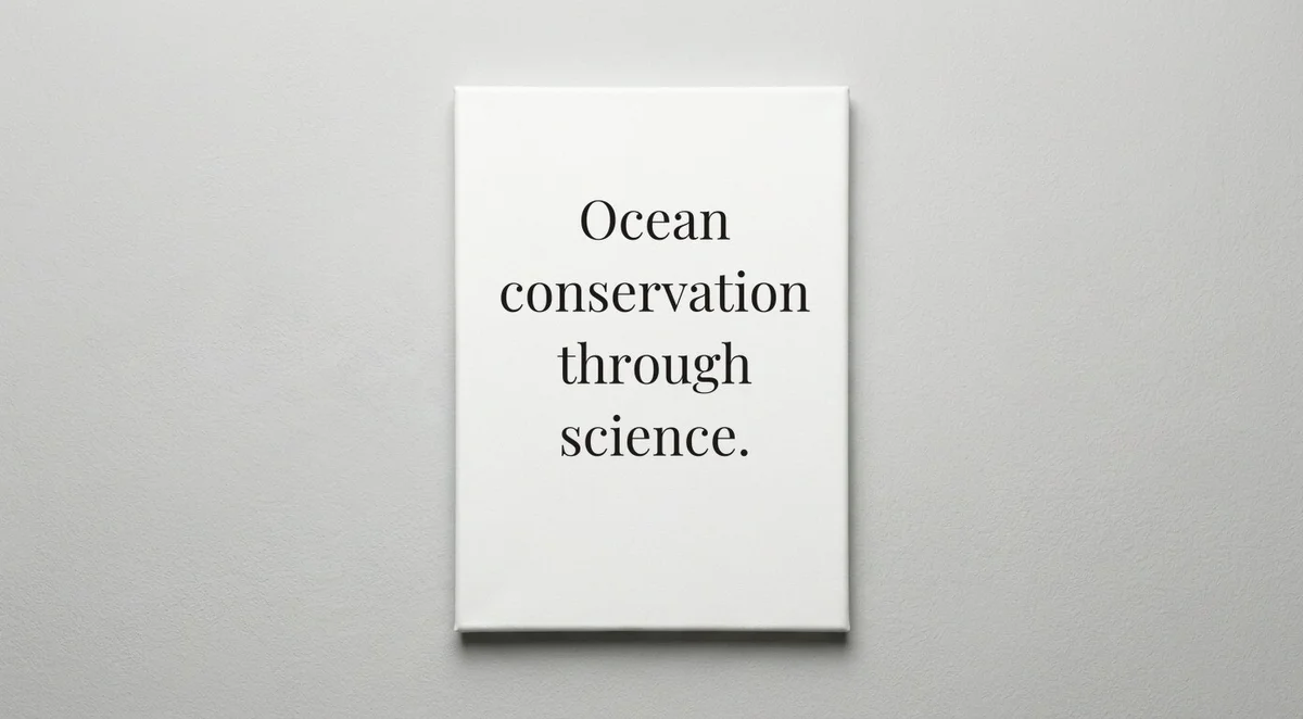 Marine Biologist quote wall art - canvas print