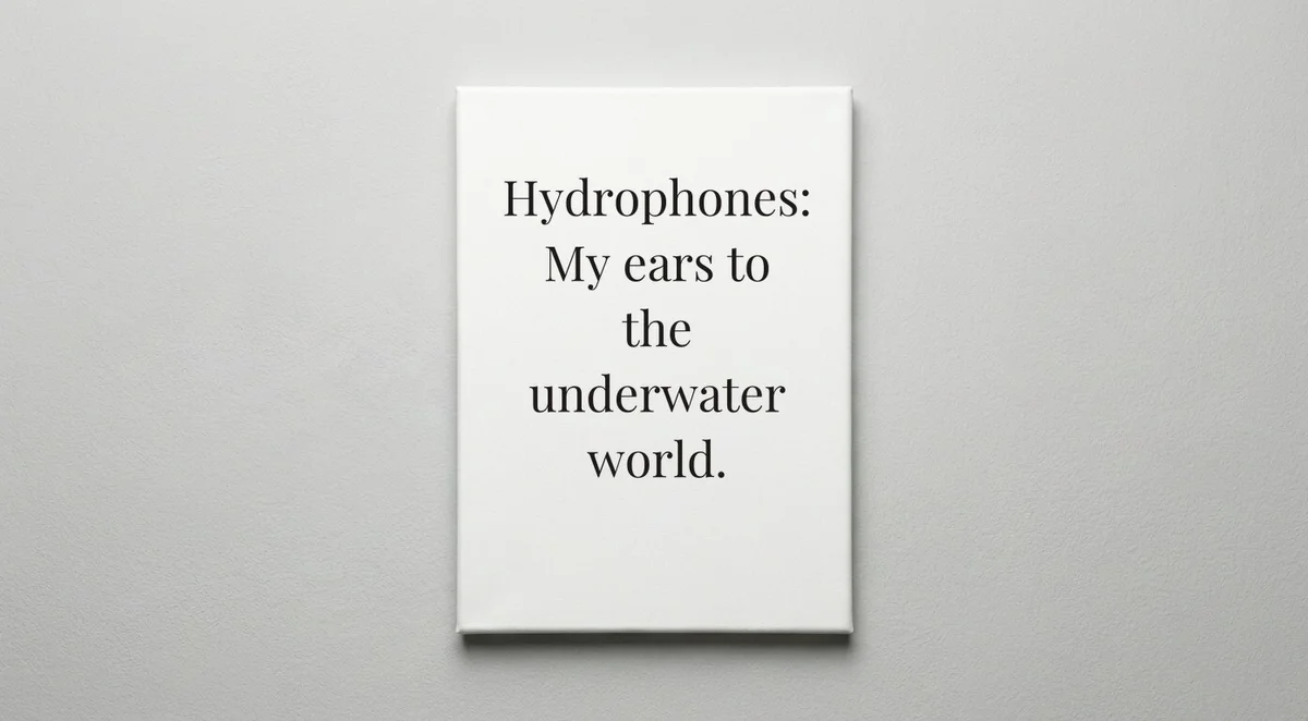 Marine Biologist quote wall art - canvas print