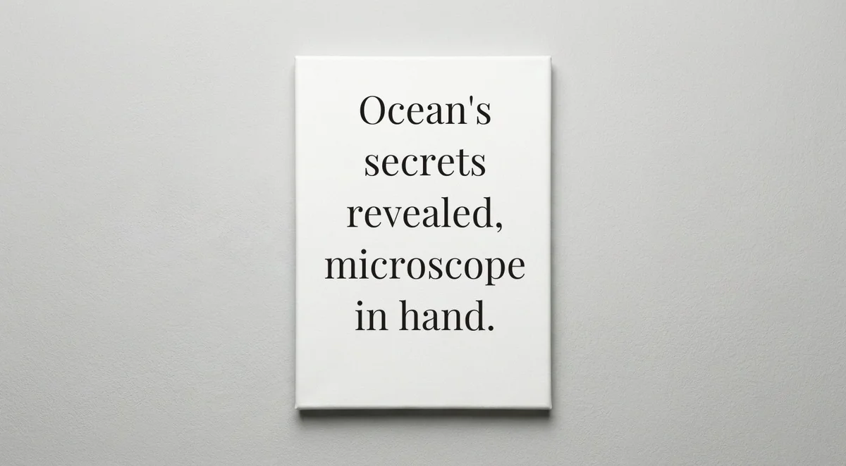 Marine Biologist quote wall art - canvas print