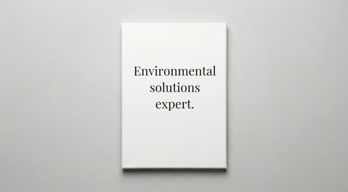 Environmental Scientist quote wall art - canvas print