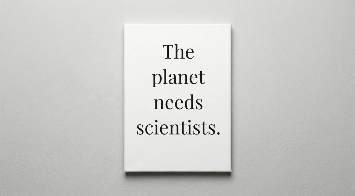 Environmental Scientist quote wall art - canvas print