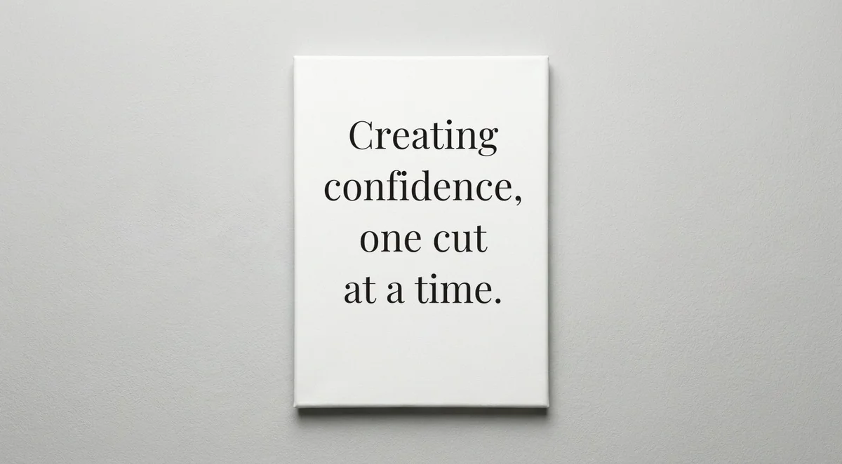 Hairdresser quote wall art - canvas print