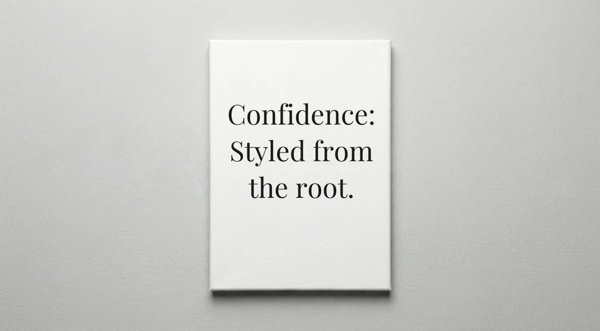 Hairdresser quote wall art - canvas print