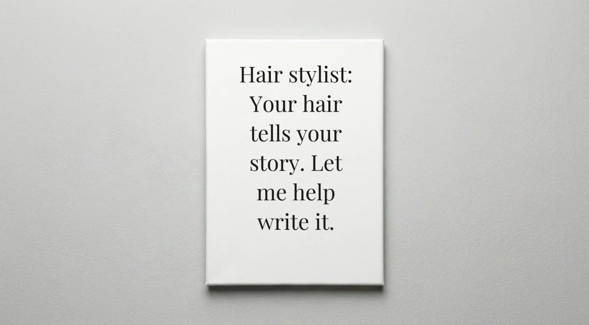 Hair Stylist quote wall art - canvas print