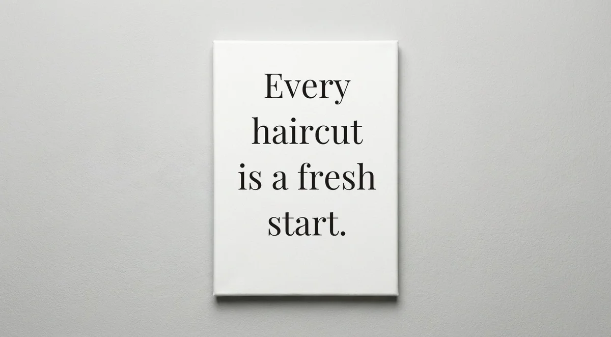 Hair Stylist quote wall art - canvas print