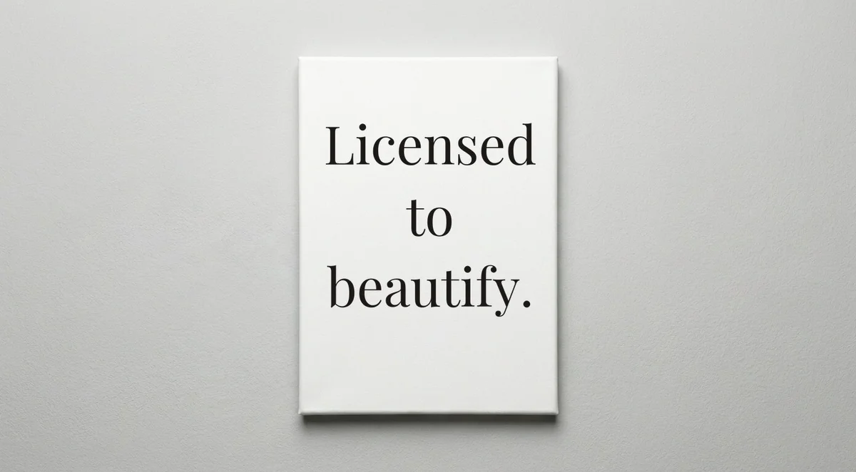 Cosmetologist quote wall art - canvas print