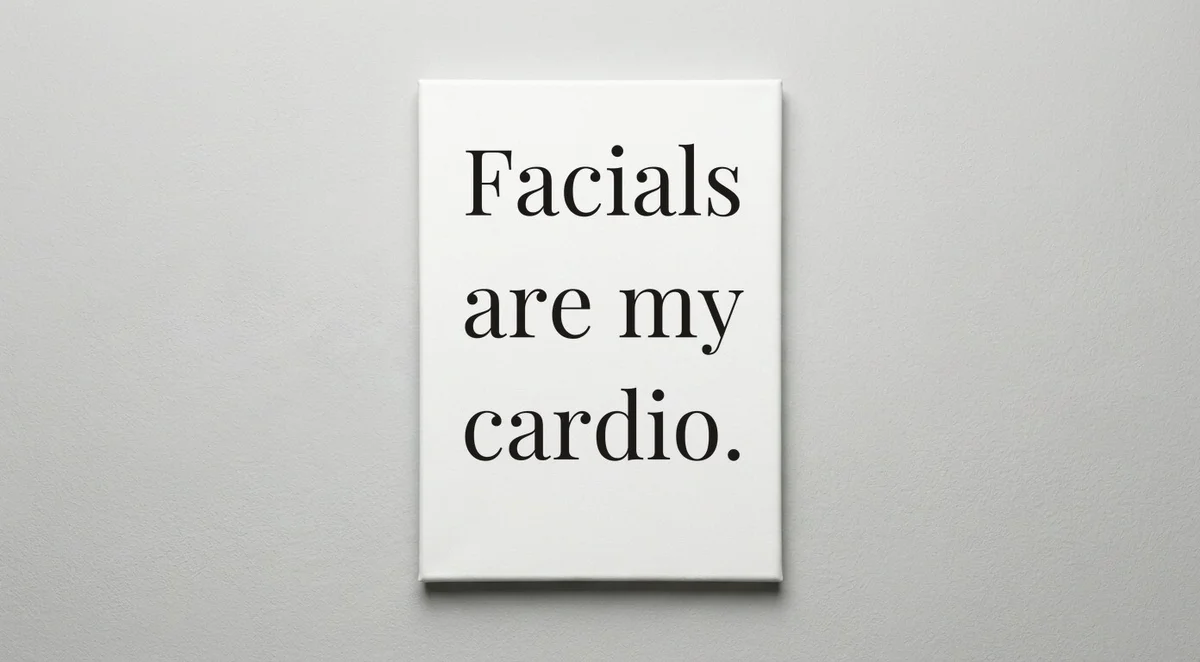 Esthetician quote wall art - canvas print