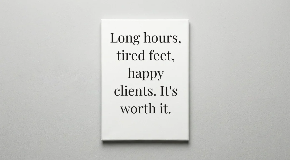 Esthetician quote wall art - canvas print