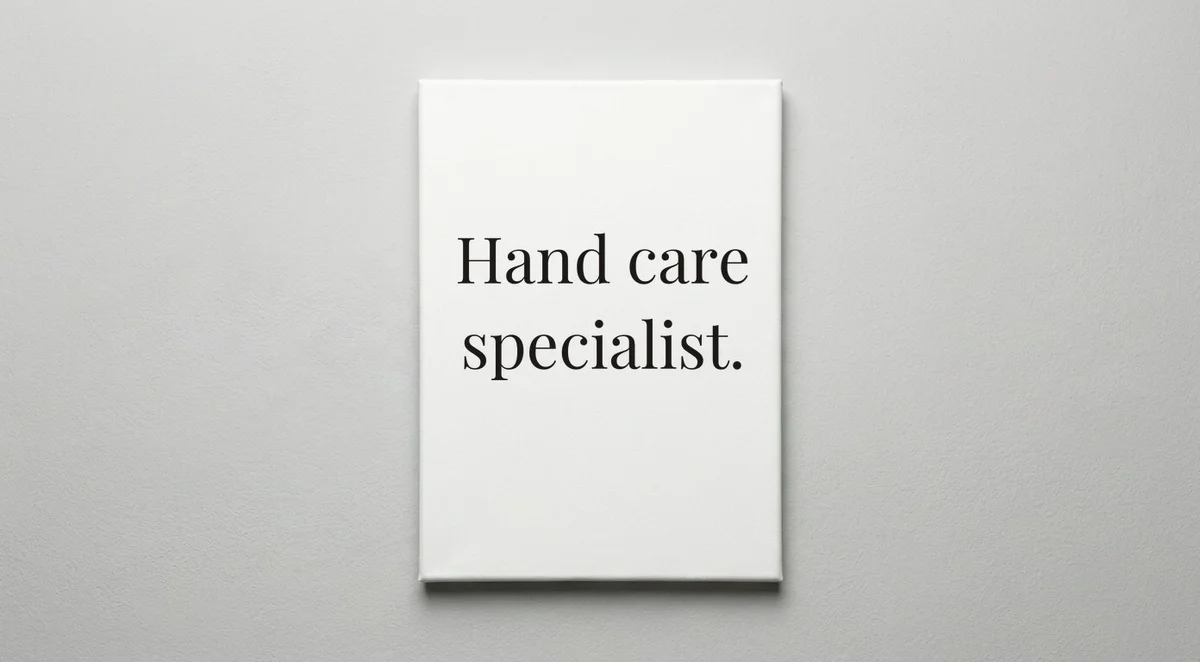Manicurist quote wall art - canvas print