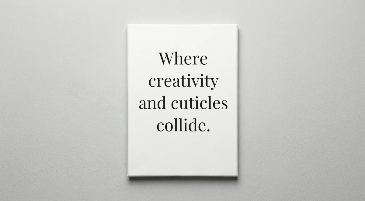 Manicurist quote wall art - canvas print