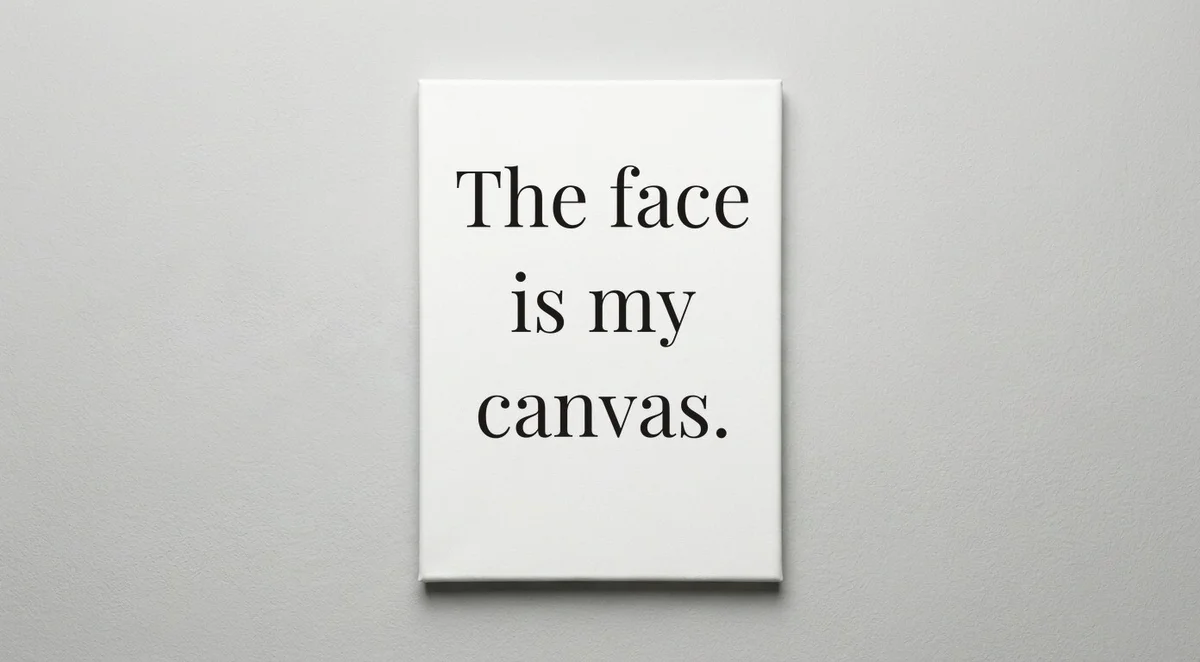 Makeup Artist quote wall art - canvas print