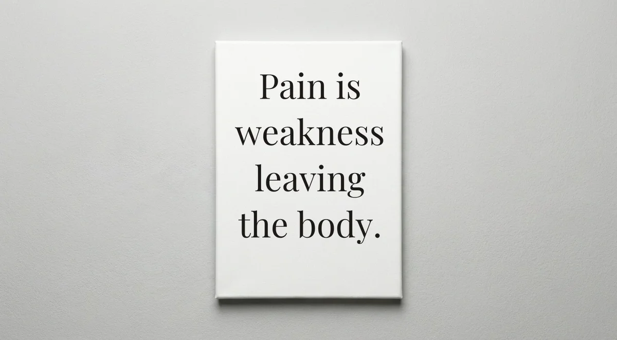 Personal Trainer quote wall art - canvas print