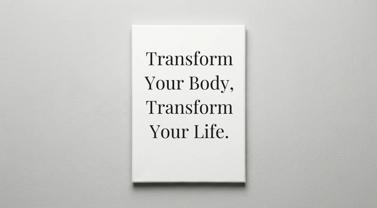 Personal Trainer quote wall art - canvas print