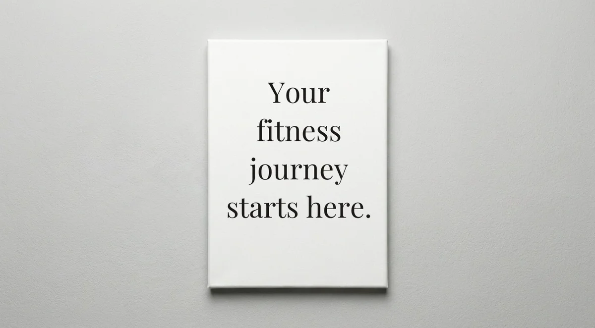 Fitness Coach quote wall art - canvas print