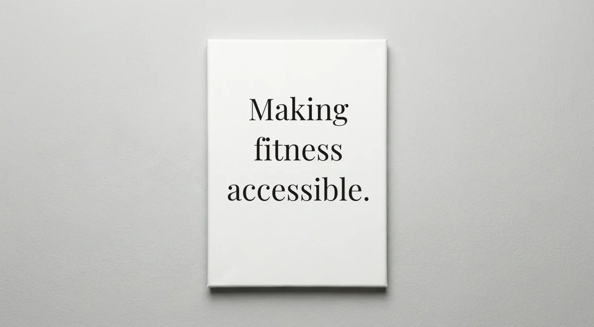 Fitness Coach quote wall art - canvas print