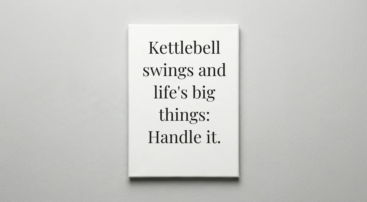 Fitness Coach quote wall art - canvas print