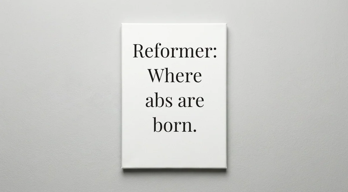 Pilates Instructor quote wall art - canvas print