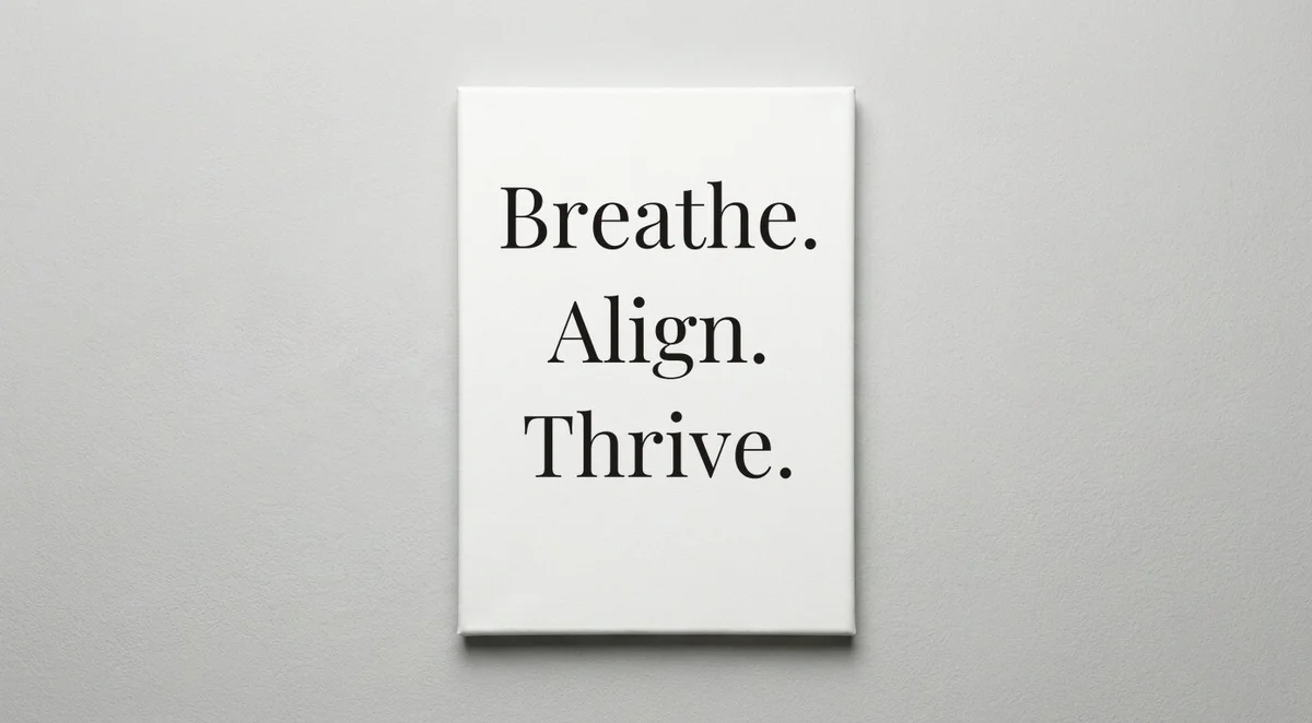 Pilates Instructor quote wall art - canvas print