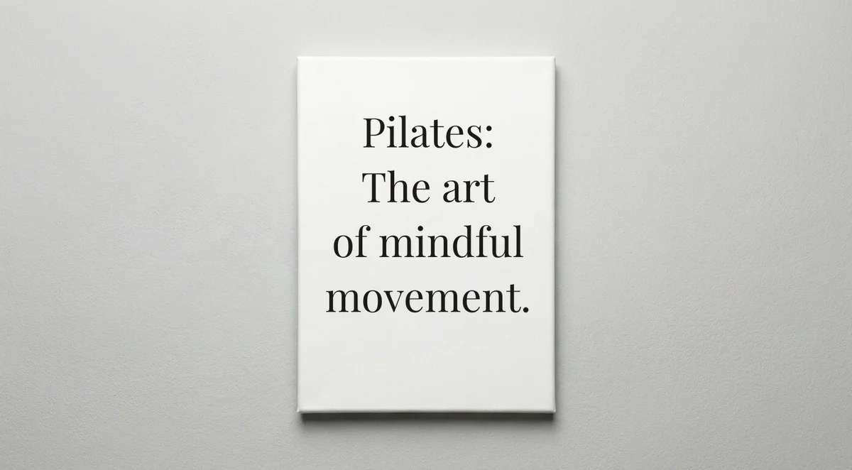 Pilates Instructor quote wall art - canvas print