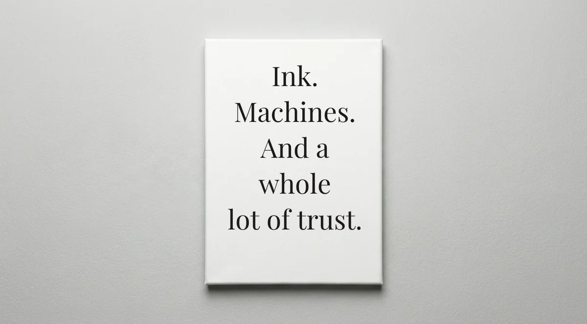 Tattoo Artist quote wall art - canvas print