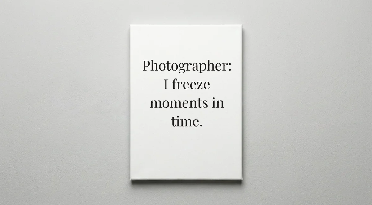 Photographer quote wall art - canvas print