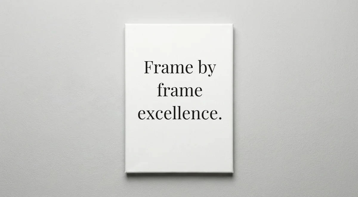 Videographer quote wall art - canvas print