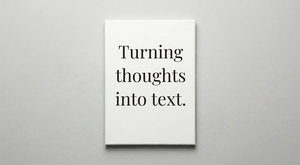 Writer quote wall art - canvas print