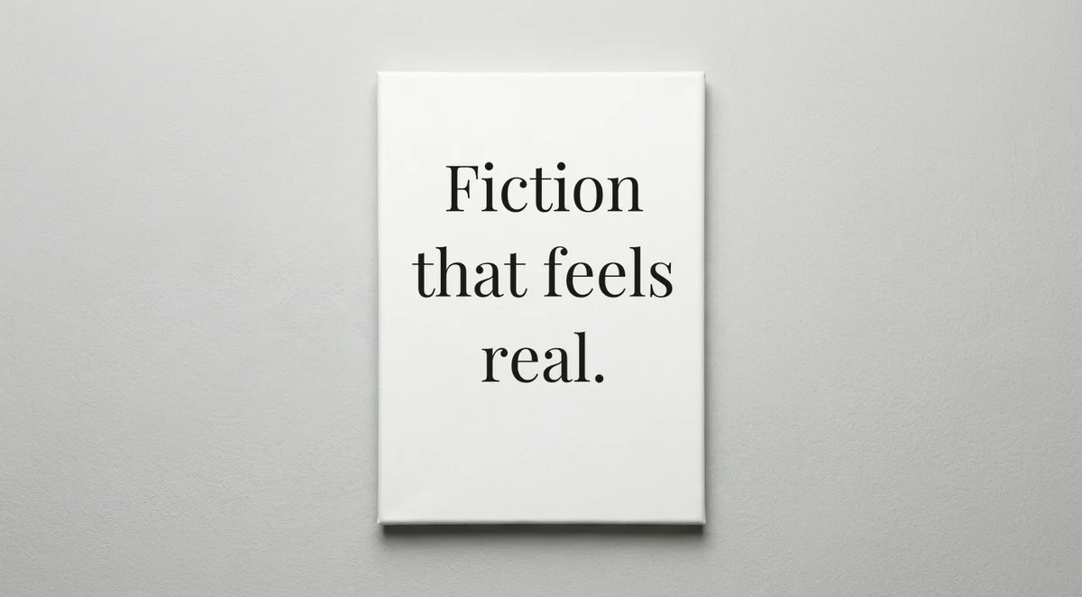 Novelist quote wall art - canvas print