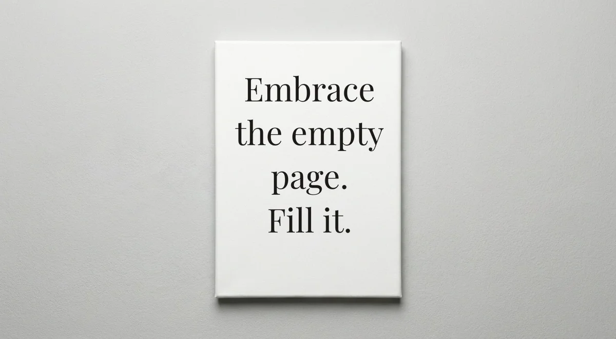 Novelist quote wall art - canvas print