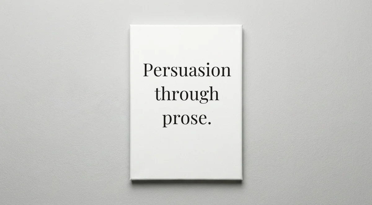 Copywriter quote wall art - canvas print