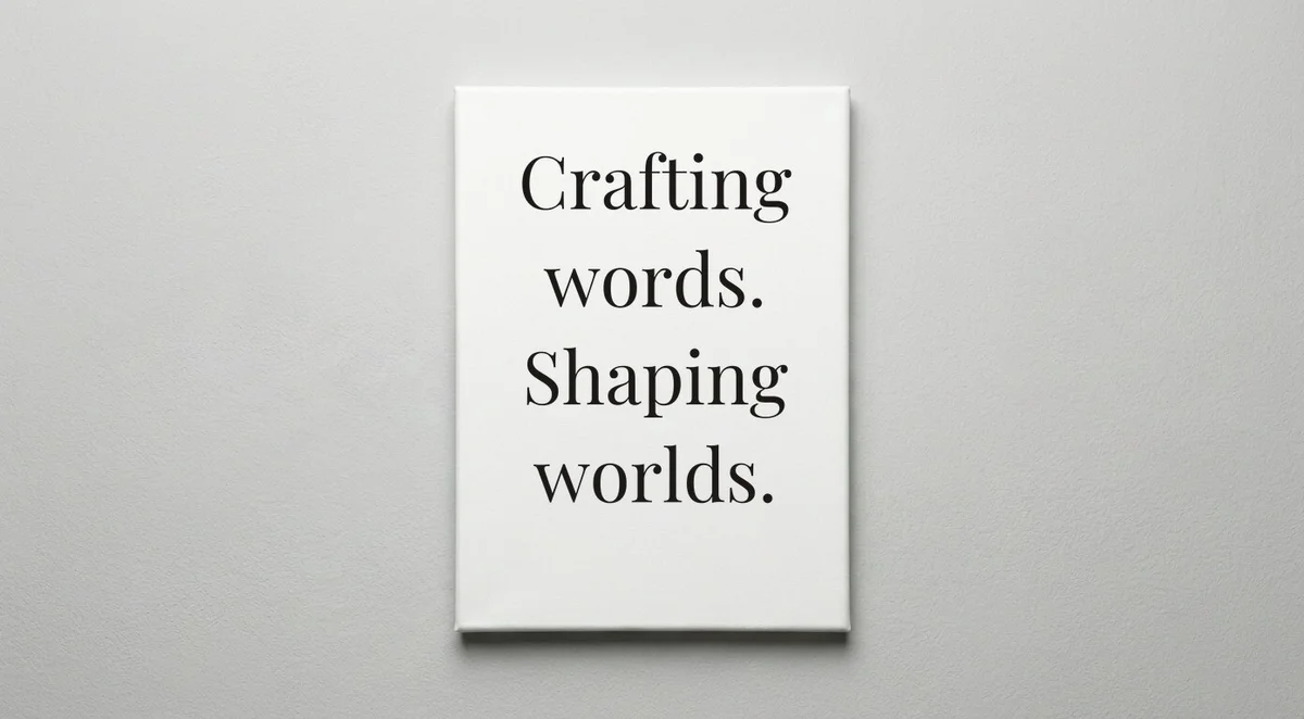 Copywriter quote wall art - canvas print