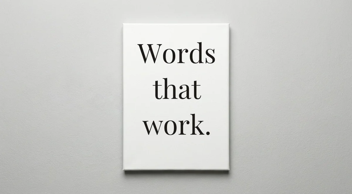 Content Writer quote wall art - canvas print