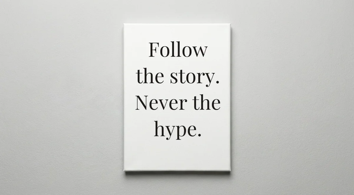 Reporter quote wall art - canvas print