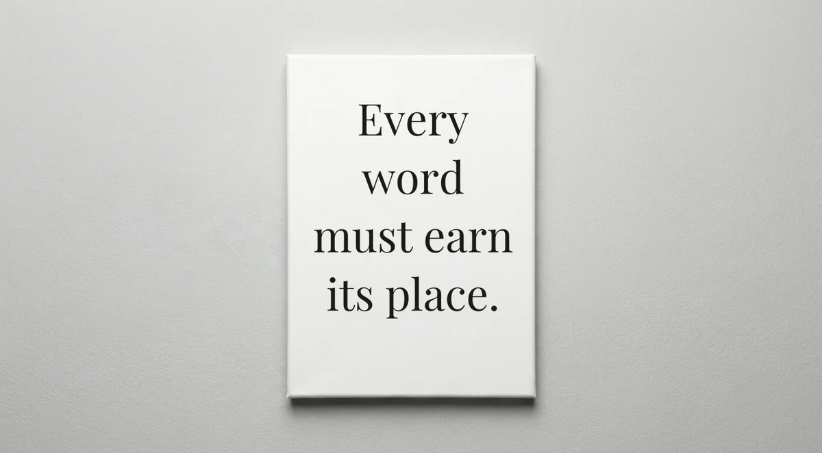 Editor quote wall art - canvas print