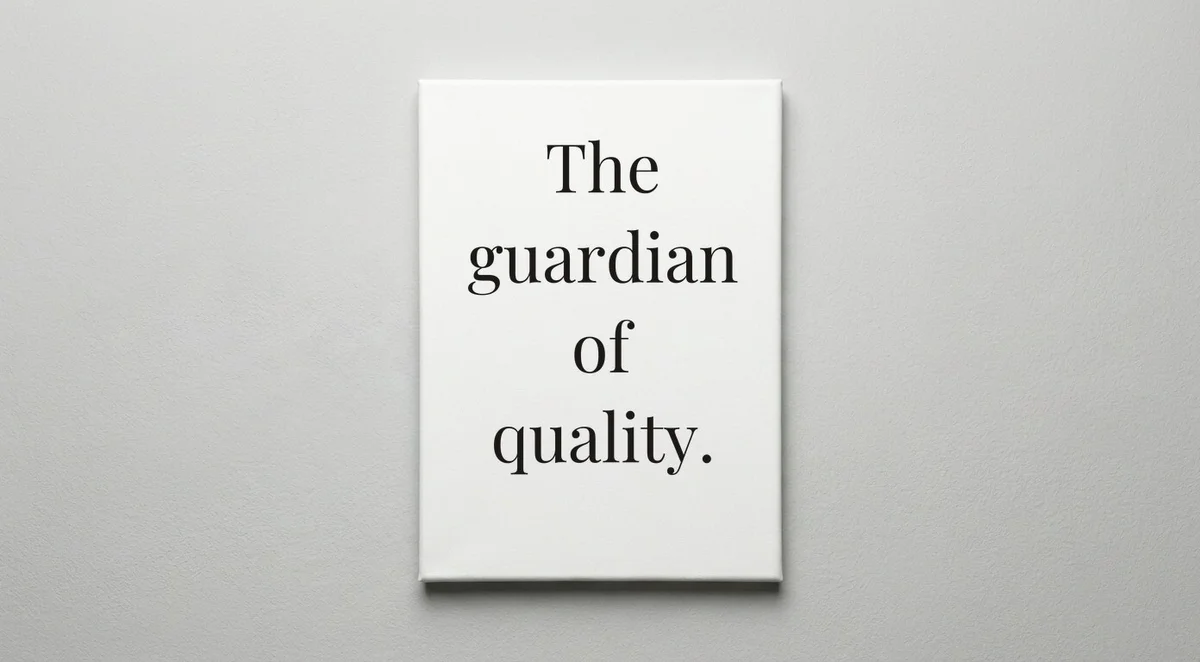 Editor quote wall art - canvas print