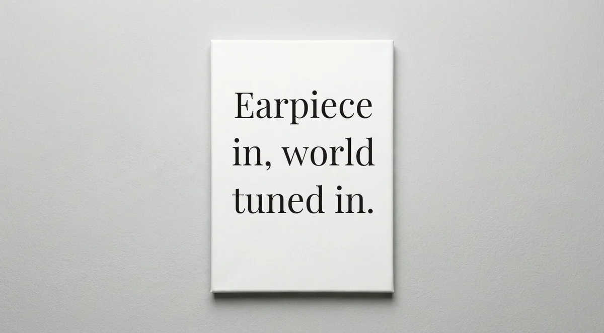 News Anchor quote wall art - canvas print