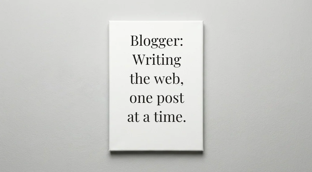 Blogger quote wall art - canvas print