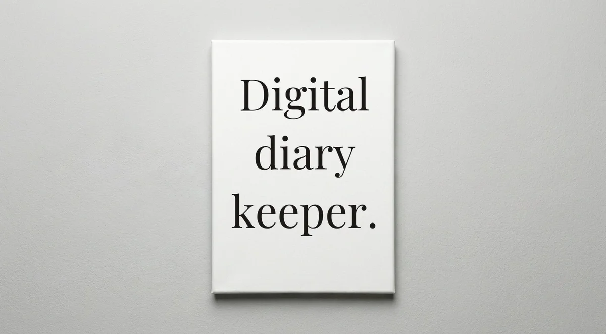 Blogger quote wall art - canvas print