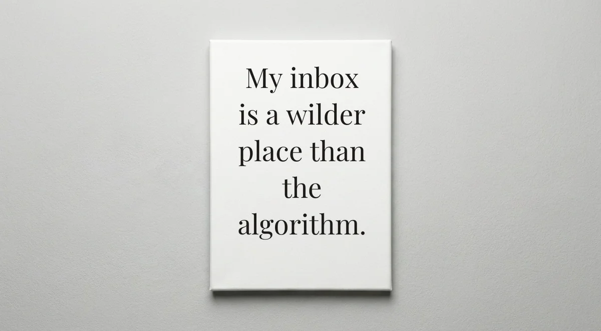 Blogger quote wall art - canvas print