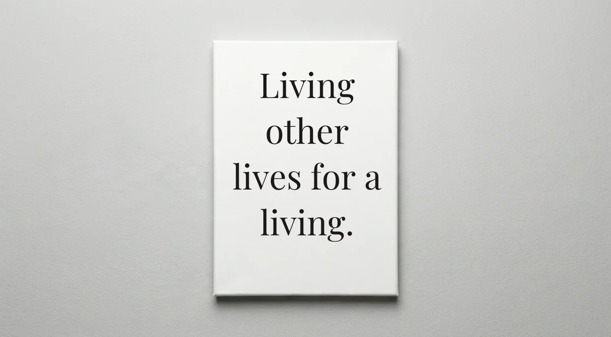 Actor quote wall art - canvas print