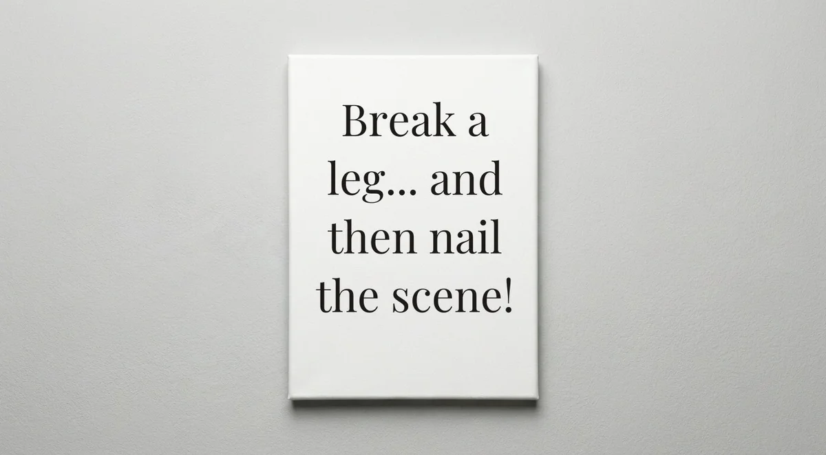 Actor quote wall art - canvas print