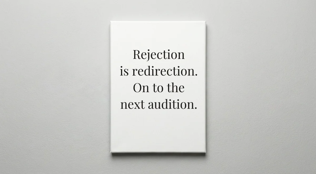 Actor quote wall art - canvas print